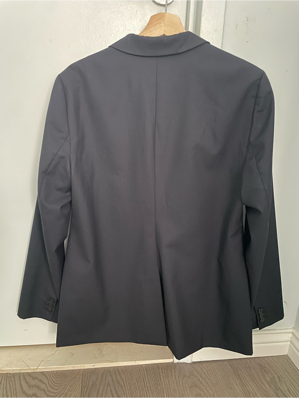 Jenni Kayne Brentwood Wool Blend Blazer Dark Navy Size 10 - Picture 4 of 6
